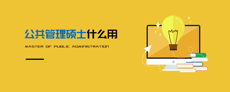 公共管理碩士什么用 公共管理碩士什么用