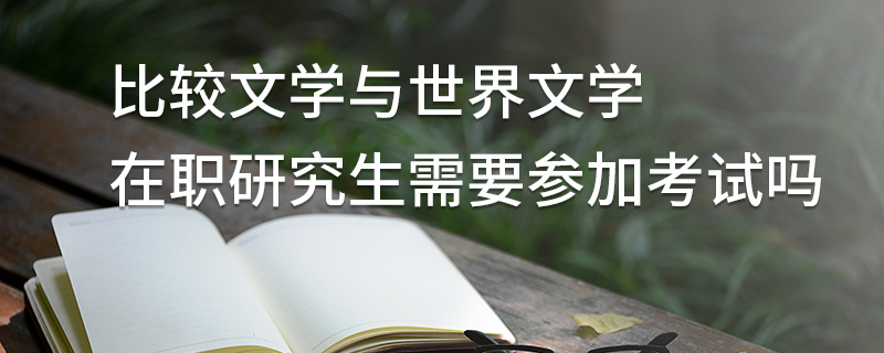 比較文學與世界文學在職研究生需要參加考試嗎 比較文學與世界文學在職研究生需要參加考試嗎