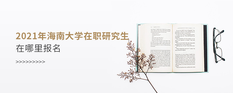 2021年海南大學在職研究生在哪里報名？