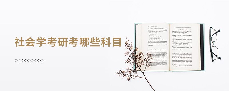 社會學考研考哪些科目
