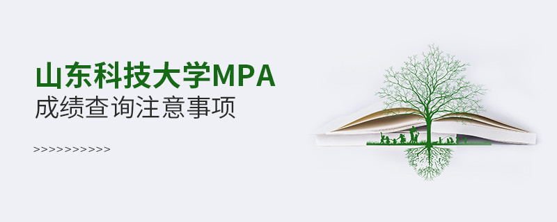 山東科技大學(xué)公共管理碩士（MPA）成績(jī)查詢注意事項(xiàng)