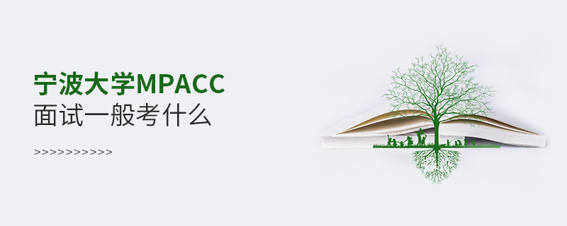 寧波大學MPAcc面試一般考什么？