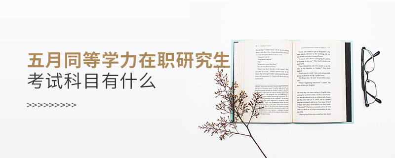 五月同等學力在職研究生考試科目有什么