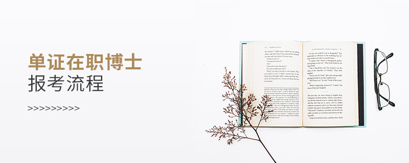 單證在職博士報考流程