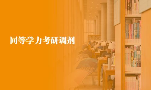 同等學力考研調劑