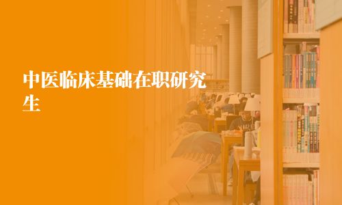 中醫臨床基礎在職研究生
