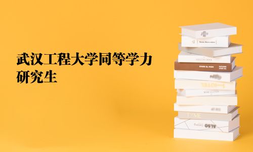 武漢工程大學同等學力研究生