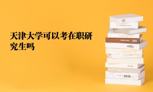 天津大學可以考在職研究生嗎