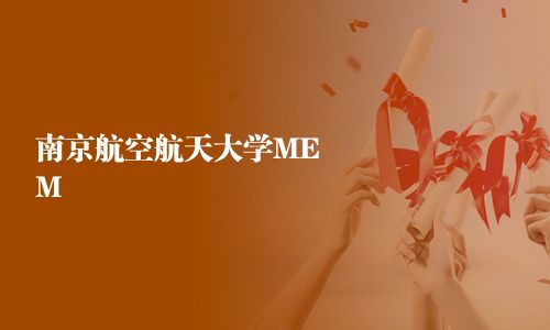 南京航空航天大學MEM