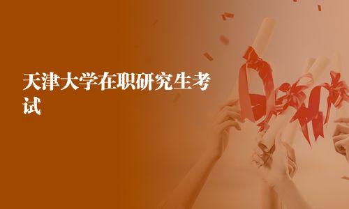 天津大學(xué)在職研究生考試
