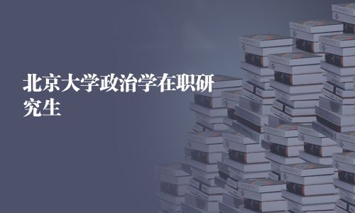 北京大學政治學在職研究生