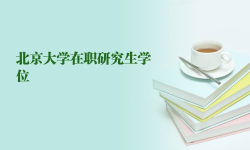 北京大學在職研究生學位