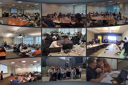 同學們于課程學習期間與UTD師生積極交流