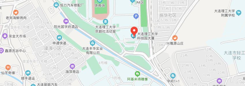 大連理工大學(xué)地圖