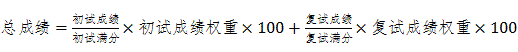 復試成績計算