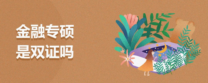 金融專碩是雙證嗎 金融專碩是雙證嗎