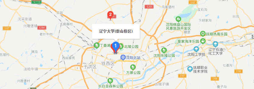 遼寧大學學校地圖