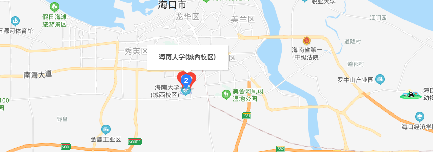 海南大學學校地圖