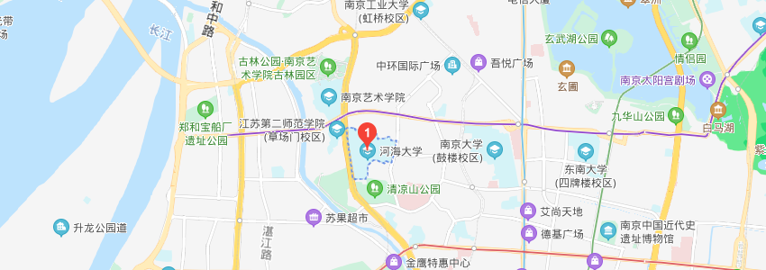 河海大學學校地圖