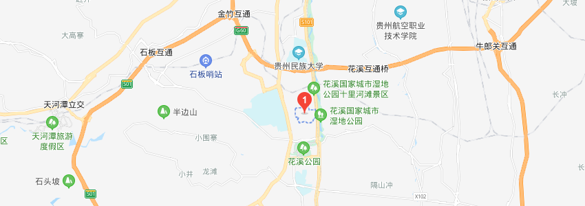 貴州大學學校地圖