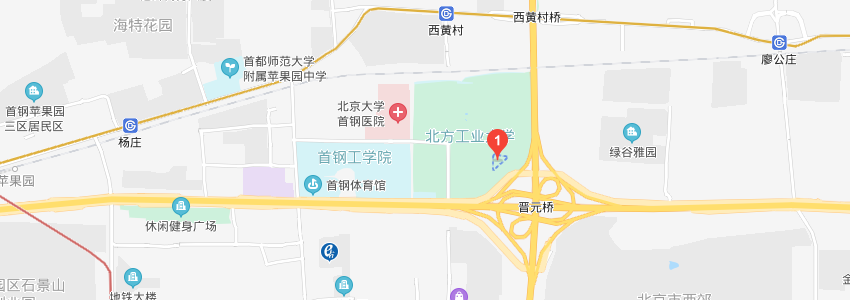 北方工業大學學校地圖