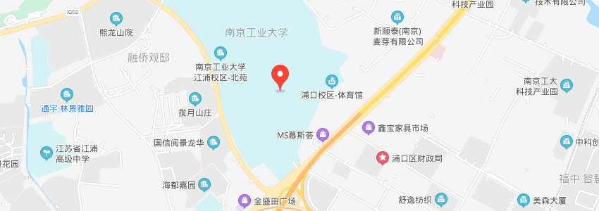 南京工業(yè)大學(xué)學(xué)校地圖