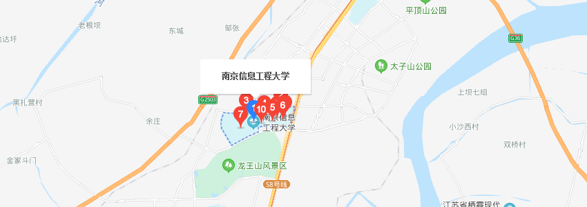 南京信息工程大學學校地圖 南京信息工程大學學校地圖