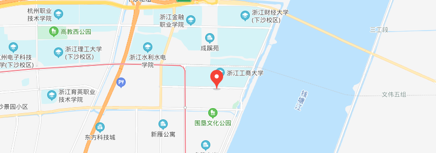 浙江工商大學學校地圖