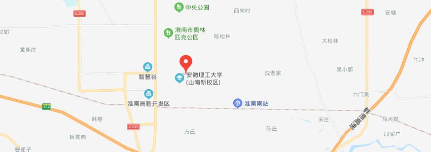 安徽理工大學(xué)學(xué)校地圖