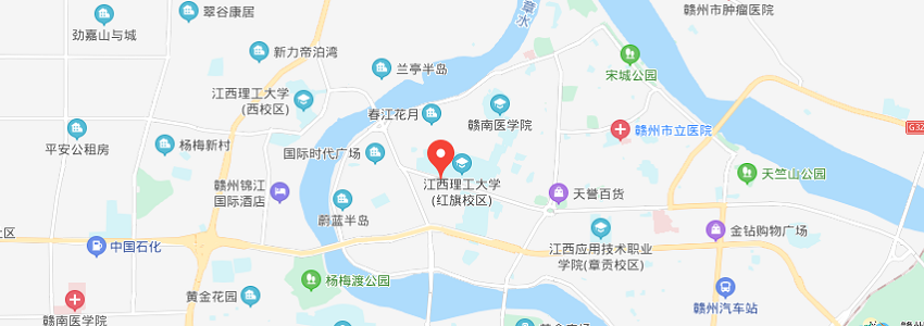江西理工大學學校地圖