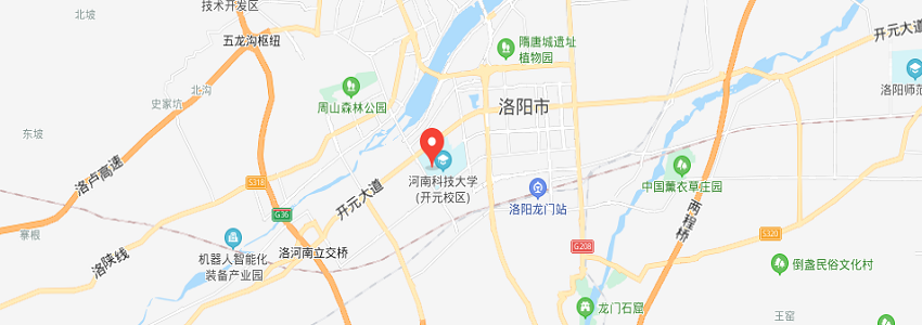 河南科技大學學校地圖 河南科技大學學校地圖