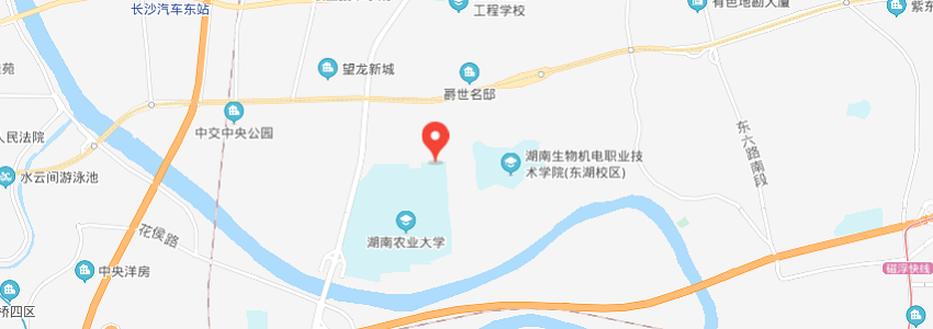 湖南農業大學學校地圖 湖南農業大學學校地圖