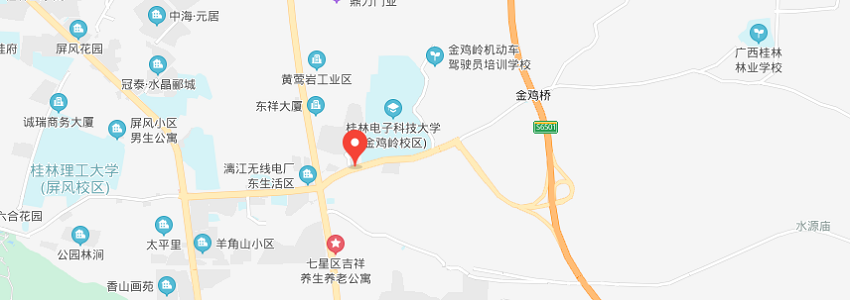 桂林電子科技大學(xué)學(xué)校地圖