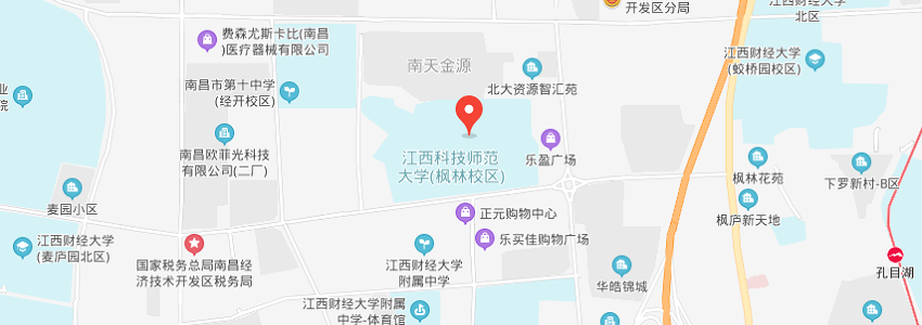 江西科技師范大學學校地圖