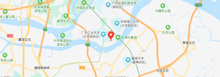 廣東工業(yè)大學(xué)學(xué)校地圖
