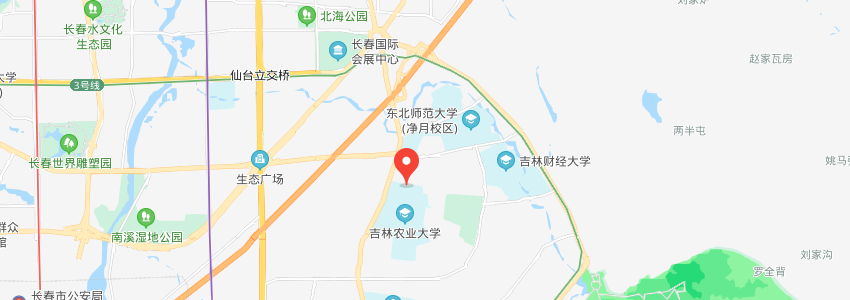 吉林農業大學學校地圖
