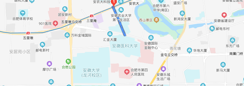 安徽醫科大學學校地圖