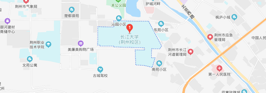 長(zhǎng)江大學(xué)學(xué)校地圖