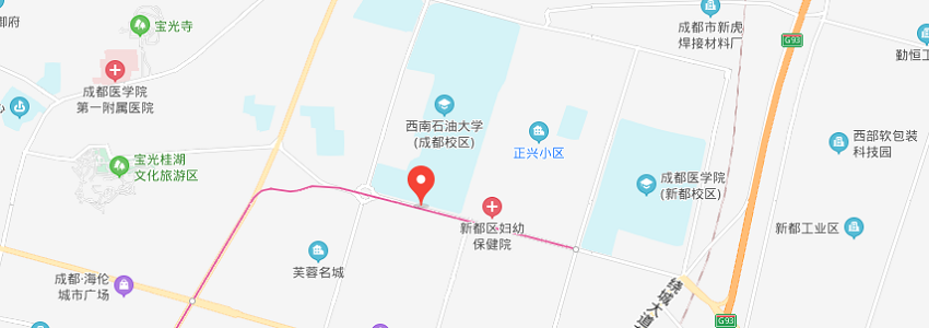 西南石油大學學校地圖