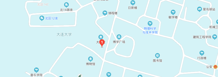 大連大學(xué)學(xué)校地圖