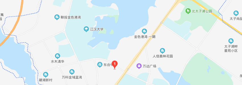 江漢大學學校地圖
