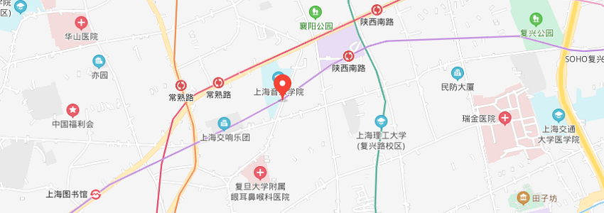 上海音樂學院學校地圖 上海音樂學院學校地圖