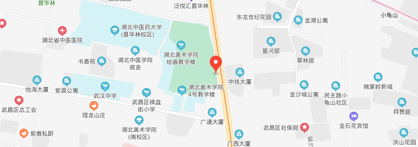 湖北美術學院學校地圖 湖北美術學院學校地圖