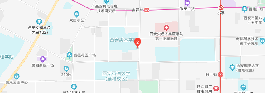西安美術學院學校地圖