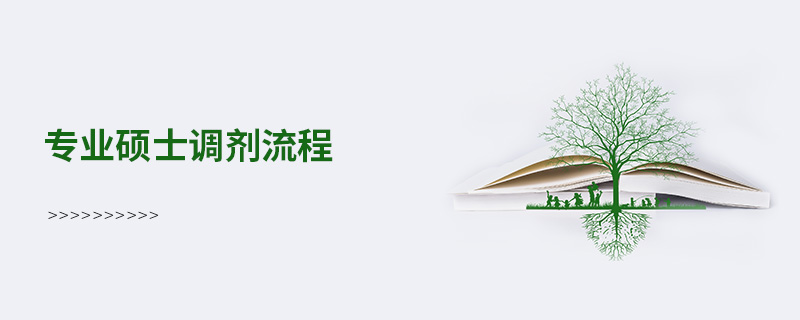 專業(yè)碩士調(diào)劑流程 專業(yè)碩士調(diào)劑流程