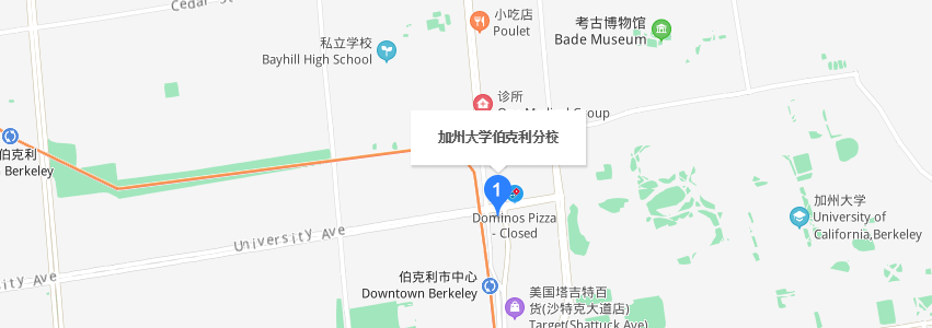 美國加州大學伯克利分校學校地址 美國加州大學伯克利分校學校地址
