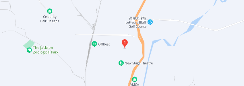 美國貝佛大學學校地圖