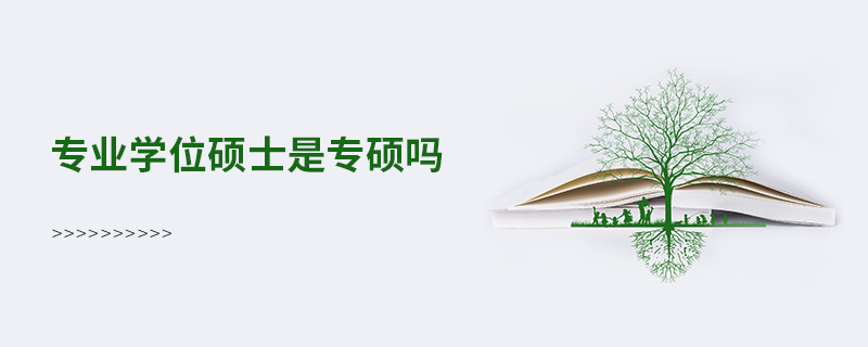 專業學位碩士是專碩嗎 專業學位碩士是專碩嗎