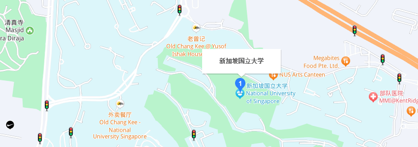 新加坡國立大學學校地圖 新加坡國立大學學校地圖