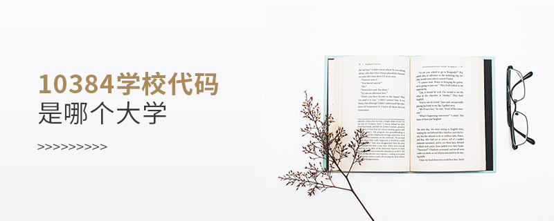 10384學(xué)校代碼是哪個(gè)大學(xué)